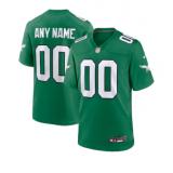 Philadelphia Eagles Nike Alternate Custom Game Jersey - Kelly Green